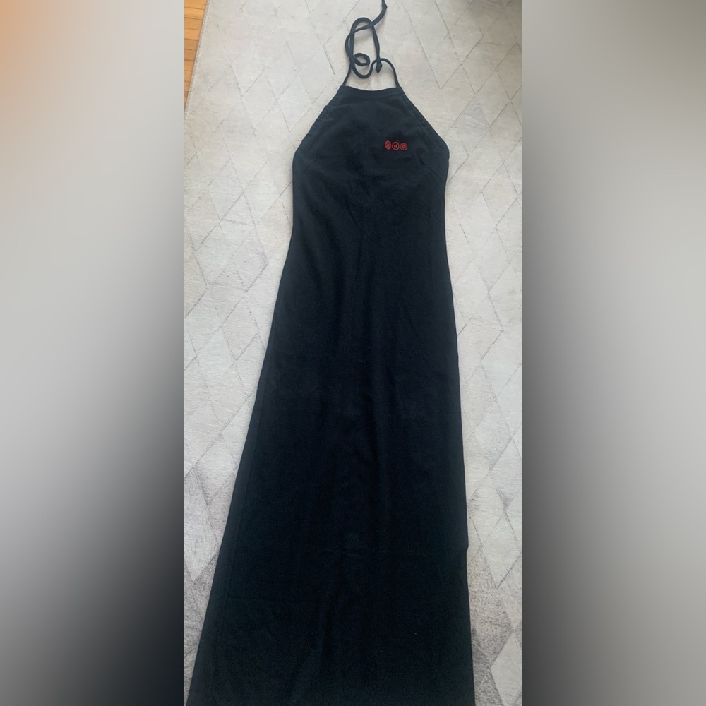 Vintage Diesel cotton long maxi halter backless dress